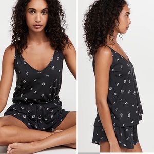 The Great. Black floral sleep set (size1)